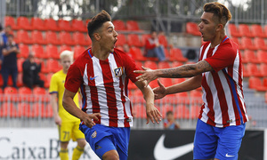 Temporada 2016-2017. Atlético de Madrid Juvenil vs Rostov -  Partido de Youth League. 01_11_2016. Gol de Giovanni 3. 