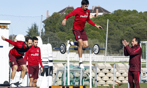 Temporada 2016-2017. Entrenamiento en la ciudad deportiva Wanda Atlético de Madrid 15_11_2016. Savic.