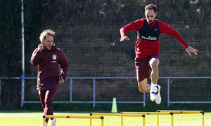 Temporada 2016-2017. Entrenamiento en la ciudad deportiva Wanda Atlético de Madrid 15_11_2016. Juanfran. 