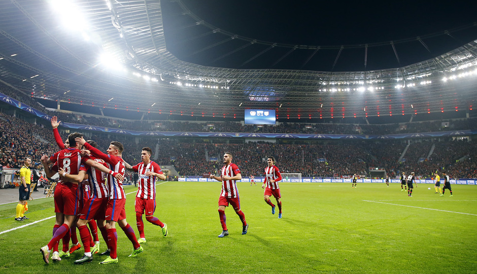Temp. 16/17 | Bayer Leverkusen - Atlético de Madrid | Celebración