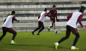 Temp 16/17 | Youth League | Entrenamiento del Juvenil A en la Ciudad Deportiva del Salzburgo