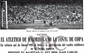 TEMPORADA 1975/1976. Quinta Copa del Atlético de Madrid
