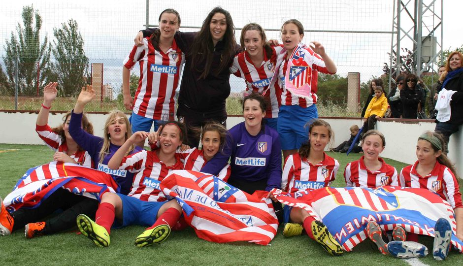 Temporada 2012-2013. El Sub-13 "A" del Féminas campeón de Liga