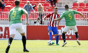 Temporada 2016-2017. Partido entre el Atlético de Madrid B contra el Alcobendas Levitt. 14-05-2017. Roberto.