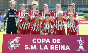 Temporada 2016-17.Copa de la Reina. Atlético de Madrid - Barcelona. Once