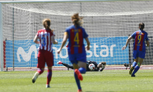 Temporada 2016-17.Copa de la Reina. Atlético de Madrid - Barcelona. Lola Gallardo