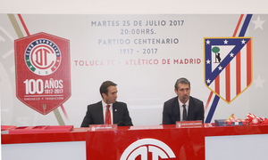 Presentación partido Toluca-Atlético de Madrid