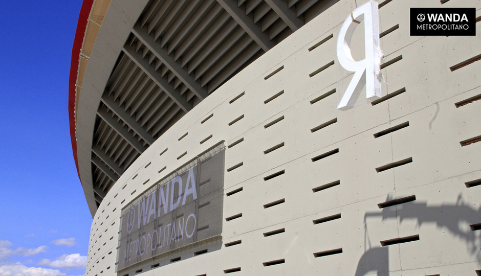 Avance de las obras en el Wanda Metropolitano. 01/09/2017