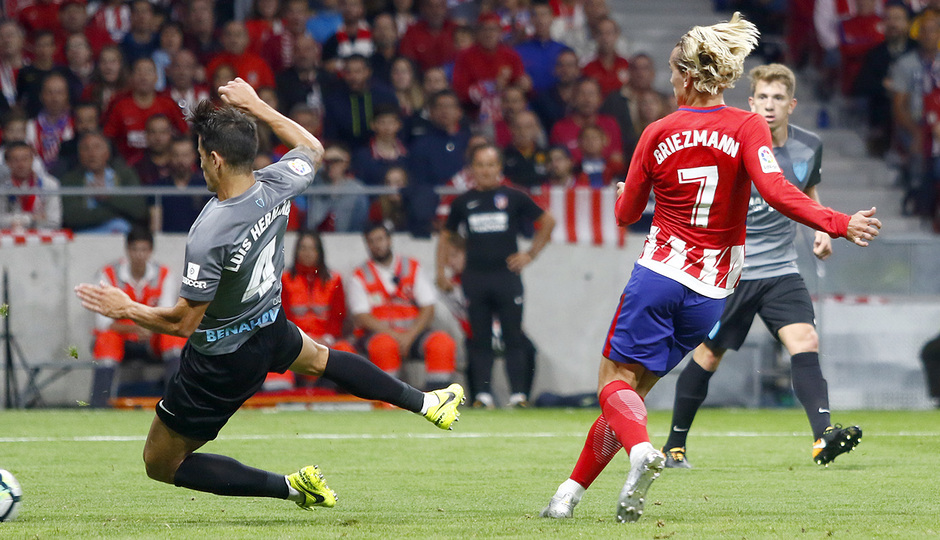 Griezmann anota el primer gol en el Wanda Metropolitano