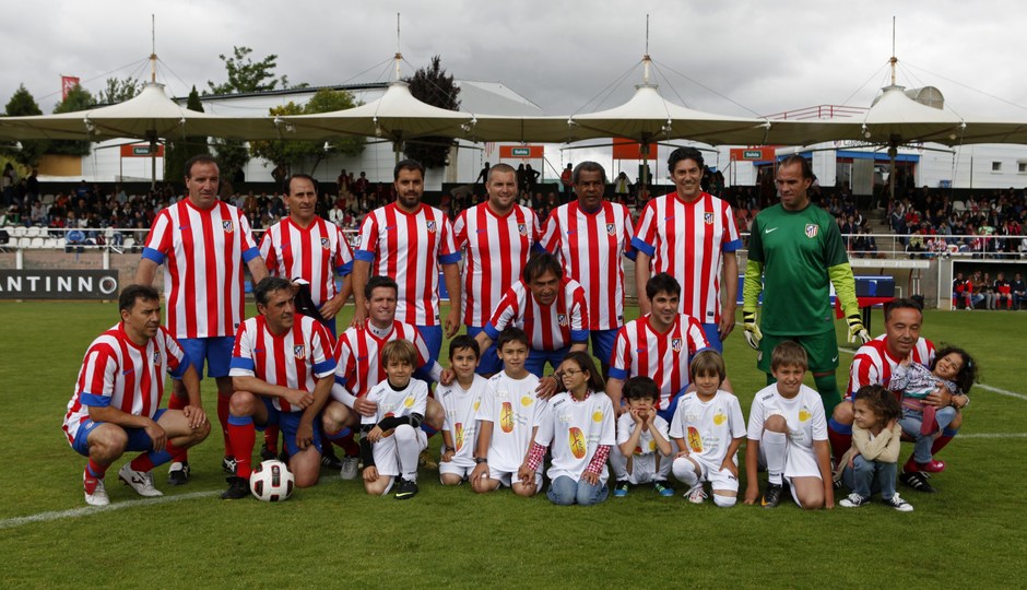 Partido de fútbol solidario Fundación Atlético de Madrid y Fundación 5p-