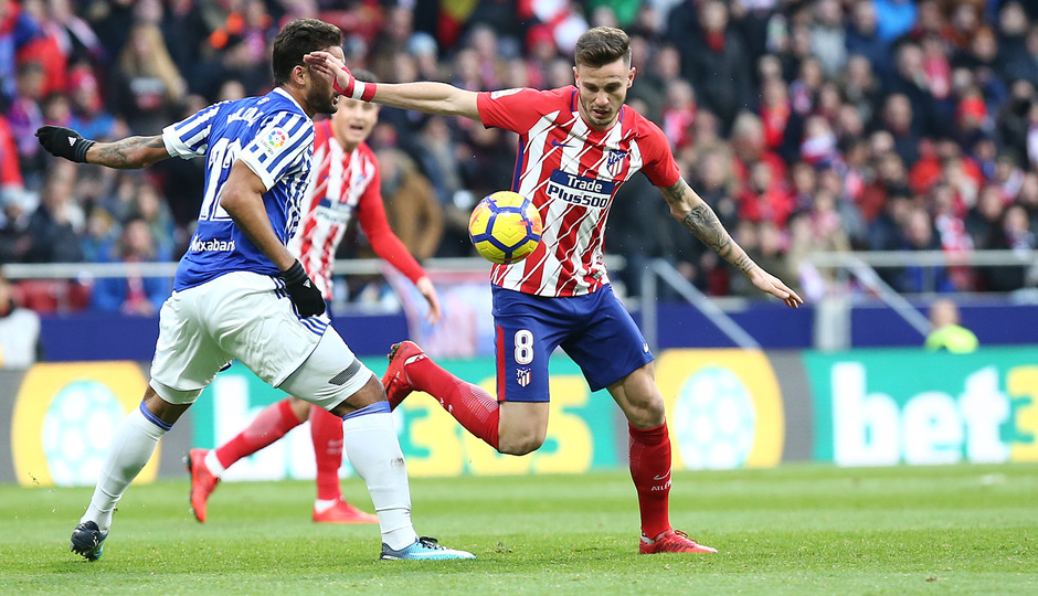 Temporada 17/18 | Atlético - Real Sociedad | Saúl