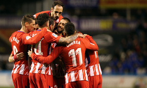 Temp. 17-18 | Copa del Rey | Lleida - Atlético de Madrid | Celebración
