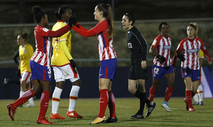 Temp. 17-18 | Atlético de Madrid Femenino - Santa Fe | Celebración