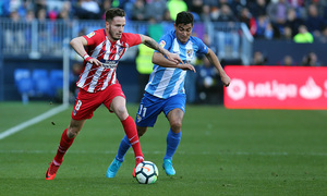 Temp. 17-18 | Málaga - Atlético de Madrid | Saúl
