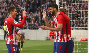 Jornada 24 | Atleti - Athletic | Diego Costa y Gameiro