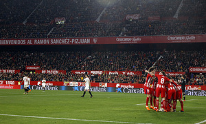 Jornada 25 | 25-02-18 | Sevilla - Atleti | Costa celebración