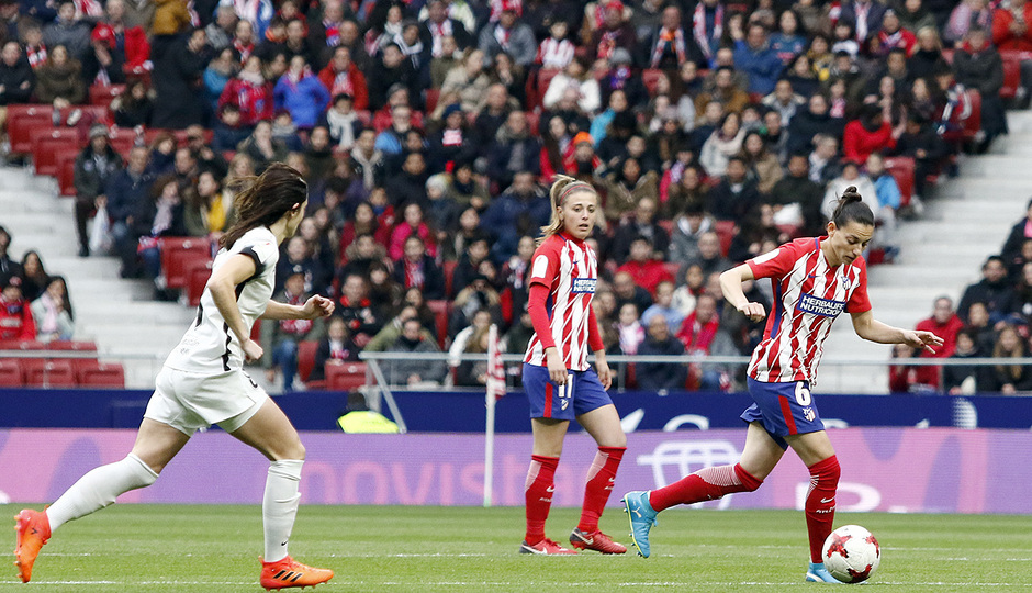 Temporada 17/18 | Estreno del femenino en el Wanda Metropolitano | 17/03/2018 | Atleti - Madrid CFF | Aurelie Kaci