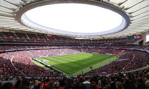 Temp 17/18 | Atlético de Madrid - Levante | Jornada 32 | 15-04-18 | Tifo