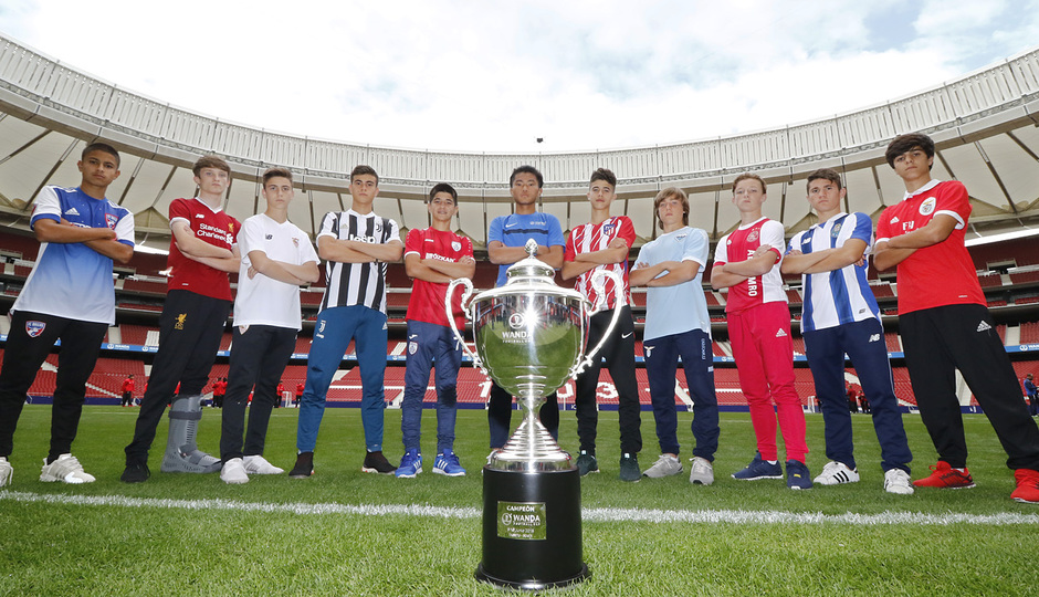 Los equipos de la Wanda Cup visitan el Wanda Metropolitano