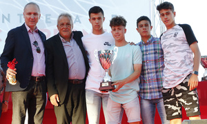 Temp 17/18 | Gala entrega de la Liga Real Federación de Fútbol de Madrid en Matapiñonera | Cadete A masculino