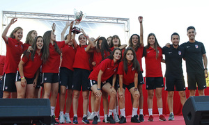 Temp 17/18 | Gala entrega de la Liga Real Federación de Fútbol de Madrid en Matapiñonera | Femenino Juvenil C
