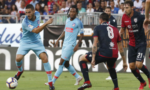 Temporada 2018-2019 | Cagliari-Atlético de Madrid | Koke, Gelson Martins
