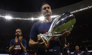 Temporada 2018-2019 | Celebración Supercopa de Europa | Koke