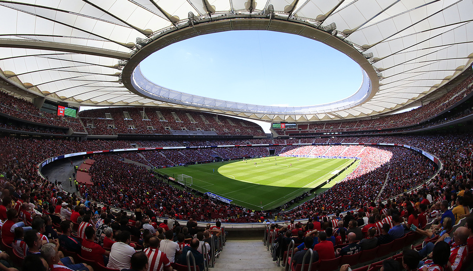 Temporada 2018/2019. Atlético de Madrid vs SD Eibar. Wanda Metropolitano, lleno