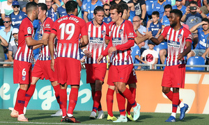 Temporada 2018-2019 | Getafe - Atlético de Madrid | Celebración del gol de Lemar