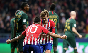 Temporada 18/19 | Atlético de Madrid - Mónaco | Griezmann y Correa