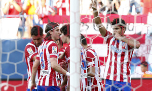 Temporada 2013/2014 Atlético de Madrid - Rayo Vallecano Diego Costa celebrando el tanto