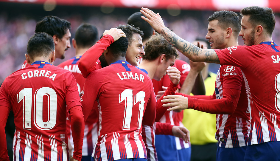 Temporada 2018-2019 | Atlético de Madrid - Alavés | Grupo celebración