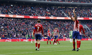 Temporada 2018-2019 | Atlético de Madrid - Alavés | celebración gol Rodrigo