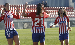 Temporada 18/19 | Atlético de Madrid Femenino - Espanyol | Falcón celebración