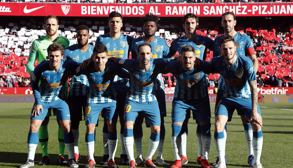 Temporada 2018-2019 | Atlético de Madrid - Sevilla | Once
