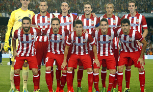 Temporada 2013/2014 FC Barcelona - Atlético de Madrid Once inicial en el partido de vuelta de la Supercopa de España