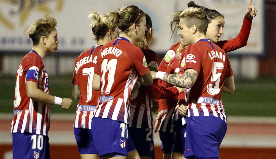 Temporada 18/19 | Madrid CFF - Atlético de Madrid Femenino | Olga celebración