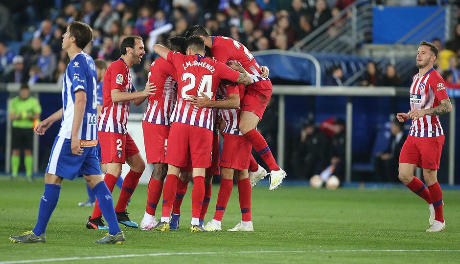 Temporada 18/19 | Alavés - Atlético de Madrid | Celebración