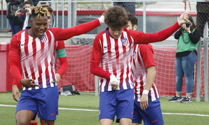 Temporada 18/19 | Atlético de Madrid - UD Santa Marta | Cedric y Roro