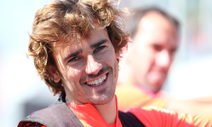 Temporada 18/19. Entrenamiento en la ciudad deportiva Wanda. Griezmann durante el entrenamiento.