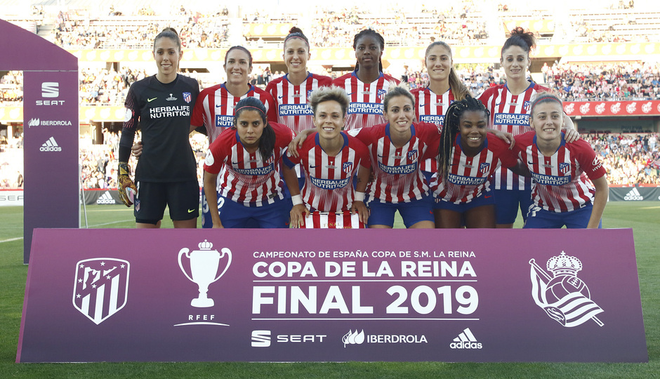 Temporada 18/19 | Atlético de Madrid - Real Sociedad | Final de la Copa de la Reina | Once inicial