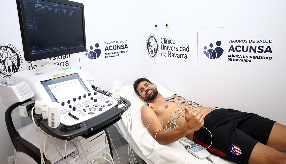 temporada 19/20. Reconocimiento médico clínica Navarra. Costa