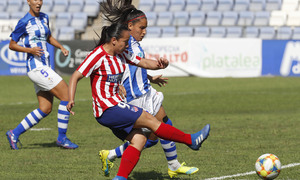 Temp. 19/20. Sporting de Huelva - Atlético de Madrid Femenino. Charlyn