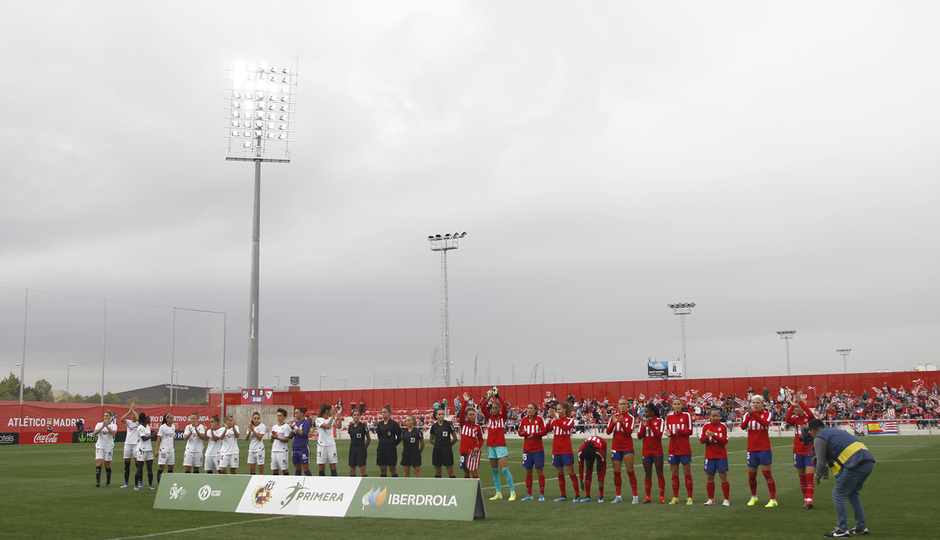 Temp. 19/20. Atlético de Madrid Femenino - Sevilla FC. Centro Deportivo Wanda Alcalá de Henares. Ambiente.