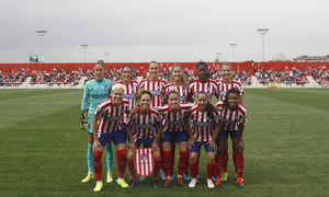 Temp. 19/20. Atlético de Madrid Femenino - Sevilla FC. Centro Deportivo Wanda Alcalá de Henares. Once.