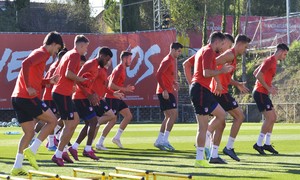 Temporada 19/20 | Entrenamiento del primer equipo previa Valladolid | Grupo