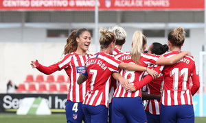 Temp. 19-20 | Atlético de Madrid Femenino - Madrid CFF | Celebración piña