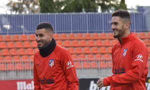 Temporada 19/20 Entrenamiento Primer Equipo.09/11/2019 koke, Correa