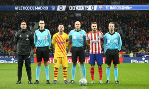 Temp. 19-20 | Atlético de Madrid-Barcelona | Capitanes y árbitros