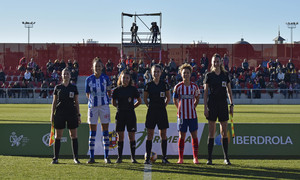 Temporada 19/20 | Atlético de Madrid Femenino - Sporting de Huelva. Capitanas
